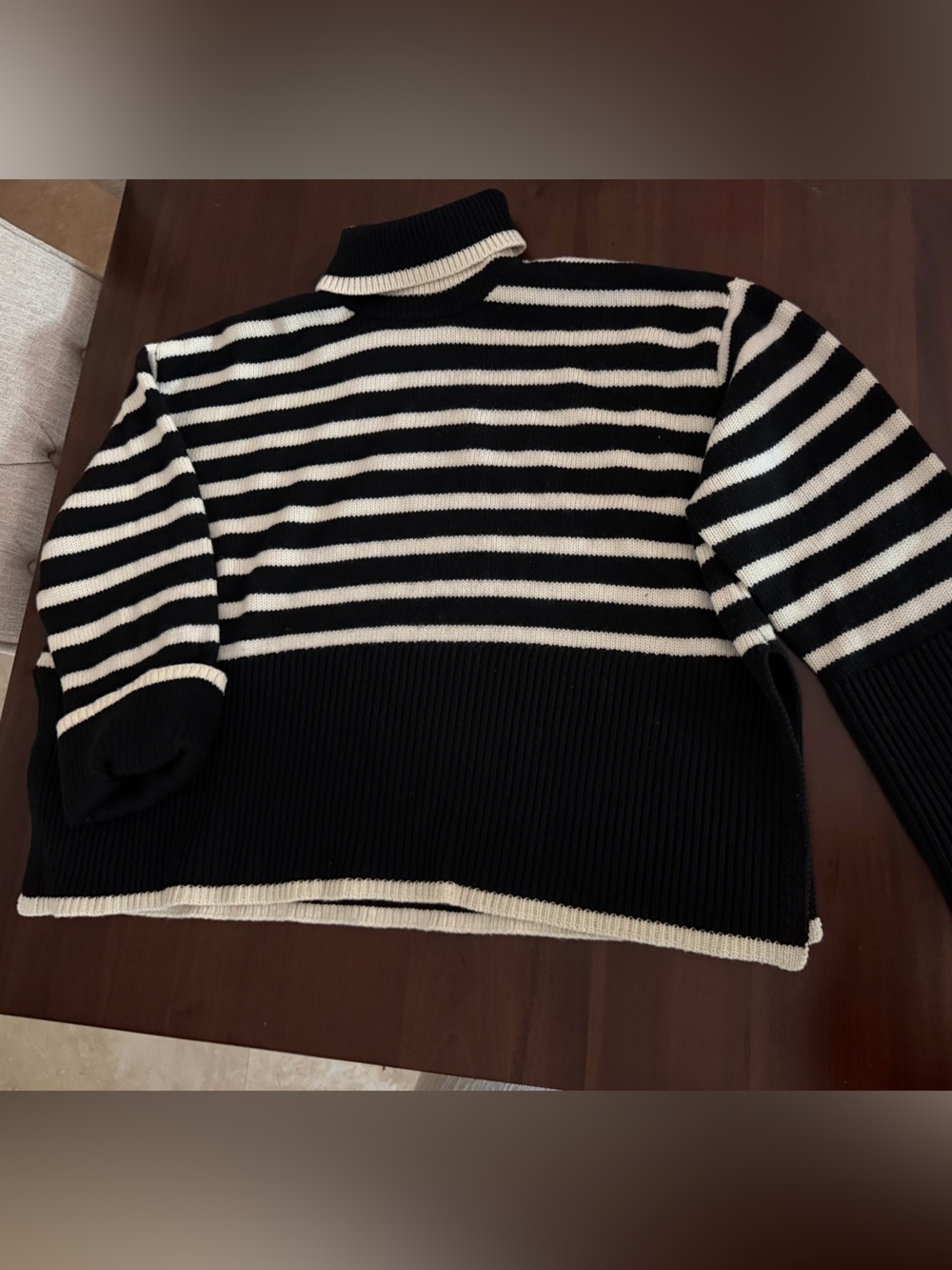 TOTEME Signature Stripe Turtleneck Sweater - Picture 5 of 7